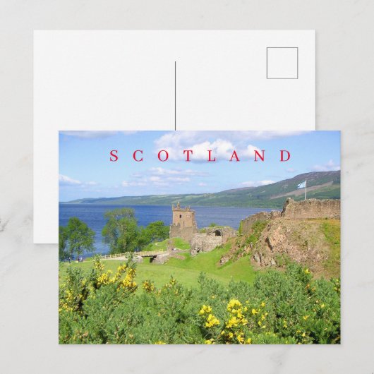 Schottland Urquhart Castle Ansichtskarte Postkarte (Vorne/Hinten)