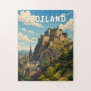 Schottland Vereinigtes Königreich Illustration Rei Puzzle