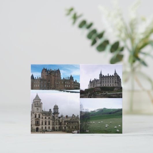 Schottland (Vier Bilder) Postkarte (Stehend Vorderseite)