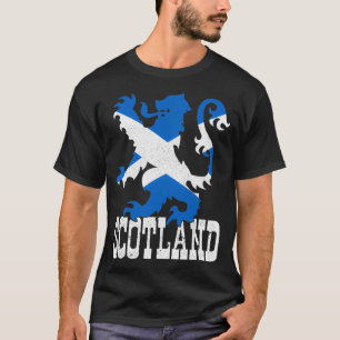 Schottland Vintage Löwe Schottische Flagge Stolz G T-Shirt