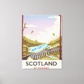 Schottland Vintages Reiseplakat Leinwanddruck (Vorderseite)