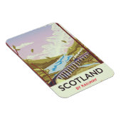 Schottland Vintages Reiseplakat Magnet (Rechte Seite)