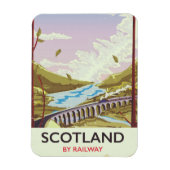 Schottland Vintages Reiseplakat Magnet (Vertikal)