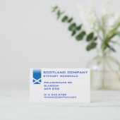 Schottland-Visitenkarte Visitenkarte (Stehend Vorderseite)