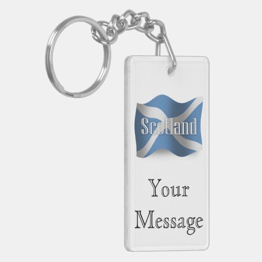 Schottland-Waage Schlüsselanhänger (Vorderseite links)