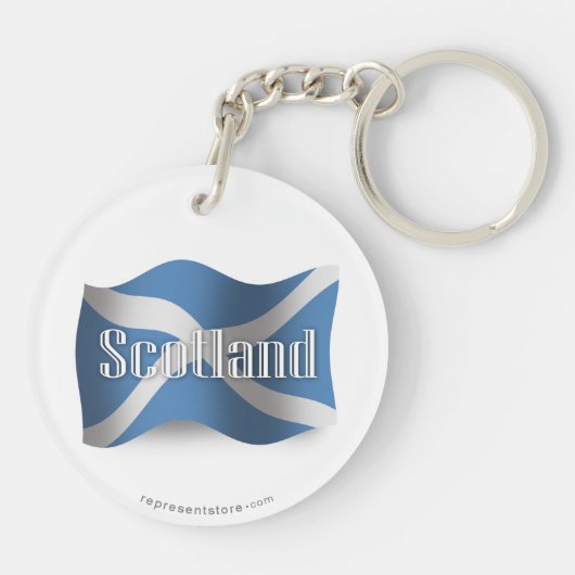 Schottland-Waage Schlüsselanhänger (Rückseite)