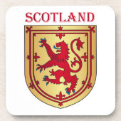 Schottland-Wappen Getränkeuntersetzer (Vorderseite)