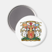 Schottland-Wappen Magnet (Vorderseite/Rückseite)