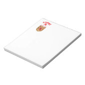 Schottland-Wappen Notizblock (Rotiert)