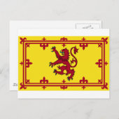 Schottland Wappen Postkarte (Vorne/Hinten)