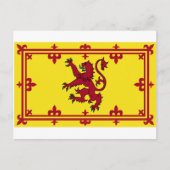 Schottland Wappen Postkarte (Vorderseite)