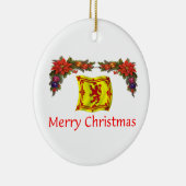 Schottland-Weihnachten Keramikornament (Rechts)