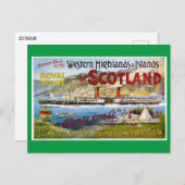 Schottland, Western Highlands, Glasgow Postkarte (Vorne/Hinten)