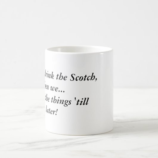 Schottland zuerst! kaffeetasse (Mittel)