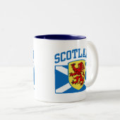 Schottland Zweifarbige Tasse (VorderseiteRechts)