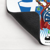 Schottlandflaggen und -pfeifer mousepad (Ecke)