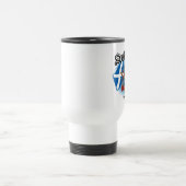 Schottlandflaggen und -pfeifer reisebecher (Mittel)