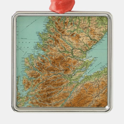 Schottlandnordabschnitt Ornament Aus Metall (Vorne)