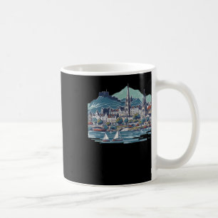 Schottlands Atemberaubende 3D-Sketchinsel Skye Kaffeetasse