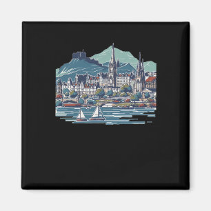 Schottlands Atemberaubende 3D-Sketchinsel Skye Magnet