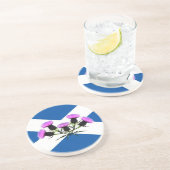 Schottlands Blume, Distel Untersetzer (Seite)