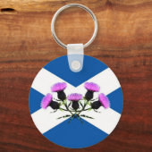 Schottlands Blume, Thistle Schlüsselanhänger (Vorderseite)