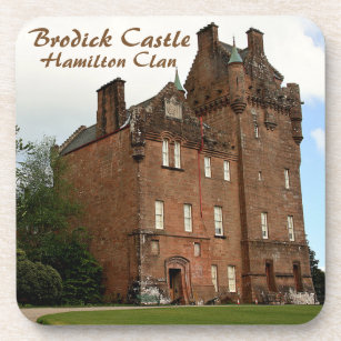 Schottlands Elegant Brodick Castle - Hamilton Clan Getränkeuntersetzer
