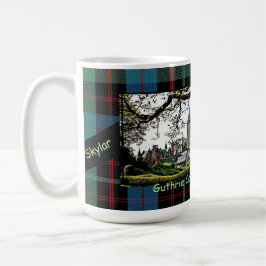 Schottlands Guthrie Clan Castle-Tartan Name Tasse