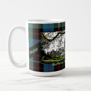 Schottlands Guthrie Clan Castle-Tartan Name Tasse