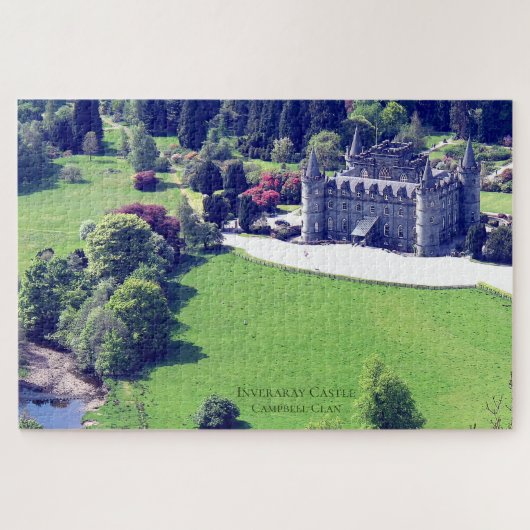 Schottlands Inveraray Castle Campbell Clan Puzzle (Horizontal)