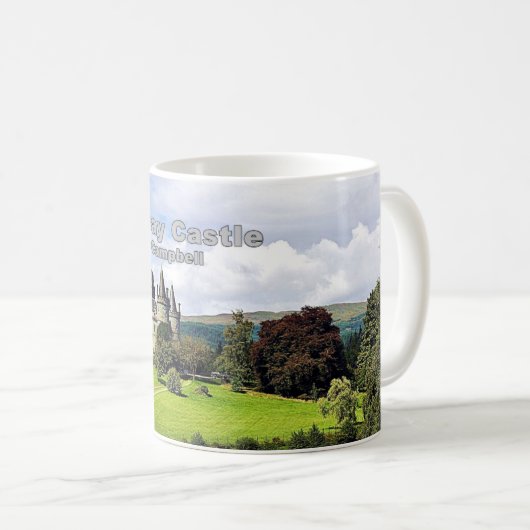 Schottlands Inveraray Castle of Campbell Clan Kaffeetasse (VorderseiteRechts)