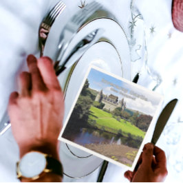 Schottlands Inveraray Castle of Campbell Clan Serviette