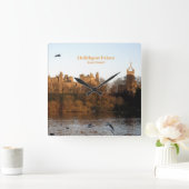 Schottlands Linlithgow Palace Royal Stuart Stewart Quadratische Wanduhr (Zuhause)