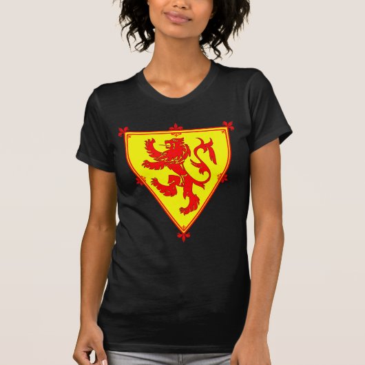 Schottlands Löwe zügellos T-Shirt (Vorderseite)