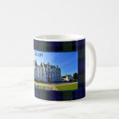 Schottlands Murray Clan Castle Tartan Ihr Name Kaffeetasse (VorderseiteRechts)