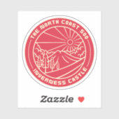 Schottlands Nordküste 500 landschaftliche Strecken Aufkleber (Blatt)