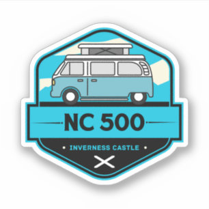 Schottlands North Coast 500 Wohnmobil-Route Aufkleber
