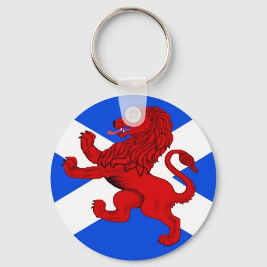 Schottlands Rampant-Löwe Schlüsselanhänger (Vorderseite)