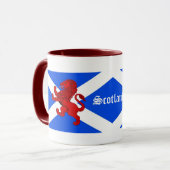 Schottlands Rampant-Löwe, St. Andrews-Flagge Tasse (Vorderseite Links)