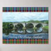 Schottlands Stirling Old Bridge Poster (Vorne)