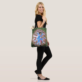 Schoudertas met tulpen motief tasche