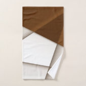 Schrägdreieck mit Schatten, moderner klassischer S Badhandtuch Set (Handtuch)