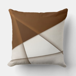 Schrägdreieck mit Schatten, moderner klassischer S Kissen