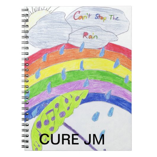 "SCHRÄGER HALT Kunst DES REGENS" durch "Emma " Notizblock (Vorderseite)