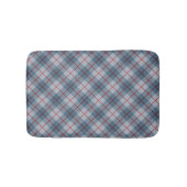 Schräger karierter Blau-Roter Streifen Badematte (Vorderseite)