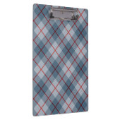 Schräger karierter Blau-Roter Streifen Klemmbrett (Rechts)