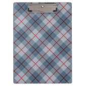 Schräger karierter Blau-Roter Streifen Klemmbrett (Vorderseite)