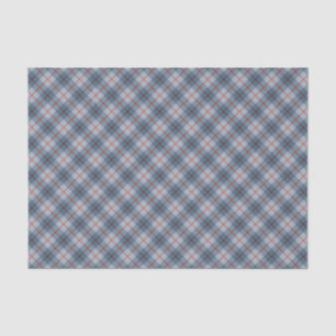 Schräger karierter Blau-Roter Streifen Seidenpapier