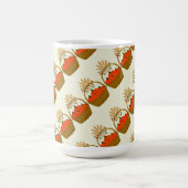 🎃 **Schräger Kürbis & Weizen-Mug** Kaffeetasse (Mittel)