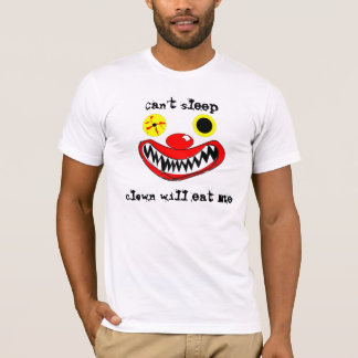 Schräger Schlafclown isst mich T-Shirt